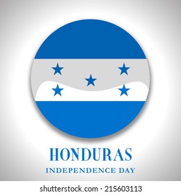 Illustration On Happy Independence day of Honduras