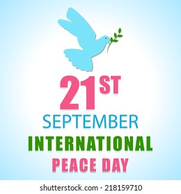 Illustration on International Peace day