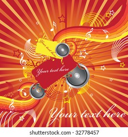 Illustration on a musical theme