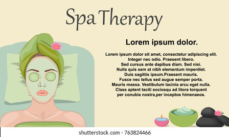 
illustration on the theme of beauty, self-care, spa salons, relaxation. Painted elements can be used for business cards, flyers, salon ads, web sat, background.