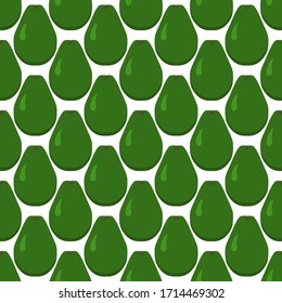 Illustration on theme big colored seamless avocado, bright fruit pattern for seal. Fruit pattern consisting of beautiful seamless repeat avocado. Simple colorful pattern fruit from seamless avocado.