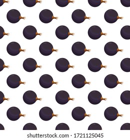 Ilustración sobre el tema de las grandes corrientes sin costura, con un patrón de bayas brillantes para el sello. Patrón de cerezo que consiste en una hermosa corriente de repetición sin fisuras. Berry de color sencillo a partir de una corriente sin fisuras.