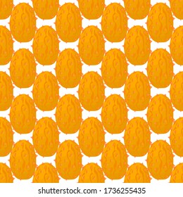 Illustration on theme big colored seamless kiwano, bright fruit pattern for seal. Fruit pattern consisting of beautiful seamless repeat kiwano. Simple colorful pattern fruit from seamless soft kiwano.