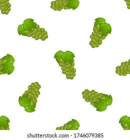 Illustration on theme big colored seamless grape, bright berry pattern for seal. Berry pattern consisting of beautiful seamless repeat grape. Simple colorful pattern berry from seamless soft grape.