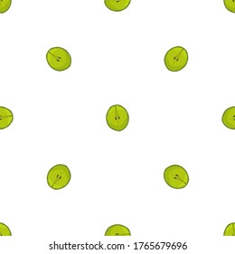 Illustration on theme big colored seamless grape, bright berry pattern for seal. Berry pattern consisting of beautiful seamless repeat grape. Simple colorful pattern berry from seamless soft grape.