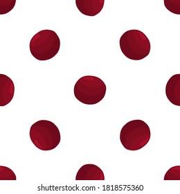 Ilustración sobre el tema de la fruta de la pasión sin costuras de color grande, patrón brillante para la foca. Patrón de fruto de pasión consistente en una hermosa repetición sin costura. Sencillo patrón colorido fruto de la pasión desde la inmaculada.