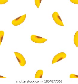 Illustration on theme big colored seamless persimmon, fruit pattern for seal. Fruit pattern consisting of beautiful seamless repeat persimmon. Simple colorful pattern fruit from seamless persimmon.