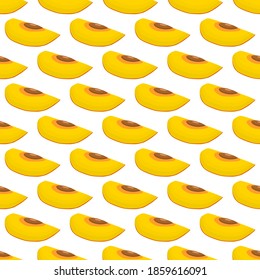 Illustration on theme big colored seamless persimmon, fruit pattern for seal. Fruit pattern consisting of beautiful seamless repeat persimmon. Simple colorful pattern fruit from seamless persimmon.