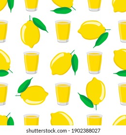 Illustration on theme big colored lemonade in lemon cup for natural drink. Lemonade pattern consisting of collection kitchen accessory, lemon cup to organic food. Tasty fresh lemonade from lemon cup.