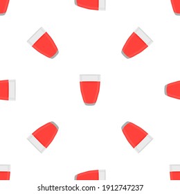 Illustration on theme big colored lemonade in glass cup for natural drink. Lemonade pattern consisting of collection kitchen accessory, glass cup to organic food. Tasty fresh lemonade from glass cup.