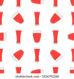 Illustration on theme big colored lemonade in glass cup for natural drink. Lemonade pattern consisting of collection kitchen accessory, glass cup to organic food. Tasty fresh lemonade from glass cup.