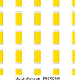 Illustration on theme big colored lemonade in glass cup for natural drink. Lemonade pattern consisting of collection kitchen accessory, glass cup to organic food. Tasty fresh lemonade from glass cup.