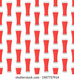Illustration on theme big colored lemonade in glass cup for natural drink. Lemonade pattern consisting of collection kitchen accessory, glass cup to organic food. Tasty fresh lemonade from glass cup.