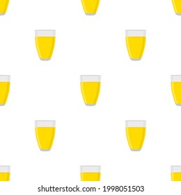 Illustration on theme big colored lemonade in glass cup for natural drink. Lemonade pattern consisting of collection kitchen accessory, glass cup to organic food. Tasty fresh lemonade from glass cup.