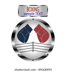 Illustration on theme big colored kit sport accessories glove, fight for boxing. Sport consisting of collection glove to game boxing, good fight. Fight in glove it sport equipment from playing boxing.