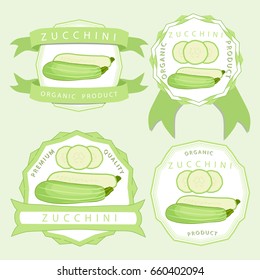 Illustration on theme big colored set different types long zucchinis, squash various size. Zucchini pattern consisting of collection meal squash for organic diet. Menu soft zucchini it yummy squash.