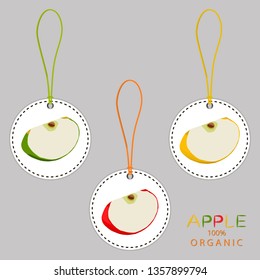 Illustration on theme big set different types round apples, harvest various size. Apple pattern consisting of collection meal for organic health beverage. Menu out soft apple to exquisite gourmet.