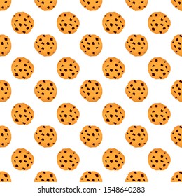 Illustration on theme big set identical biscuit, kit colorful pastry cookie. Cookie consisting of collectible natural tasty food biscuit, pastry accessory. Eat fresh pastry biscuit from same cookie.