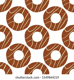 Illustration on theme big set identical biscuit, kit colorful pastry cookie. Cookie consisting of collectible natural tasty food biscuit, pastry accessory. Eat fresh pastry biscuit from same cookie.