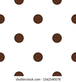 Illustration on theme big set identical biscuit, kit colorful pastry cookie. Cookie consisting of collectible natural tasty food biscuit, pastry accessory. Eat fresh pastry biscuit from same cookie.