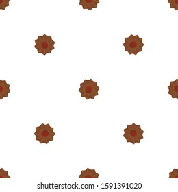 Illustration on theme big set identical biscuit, kit colorful pastry cookie. Cookie consisting of collectible natural tasty food biscuit, pastry accessory. Eat fresh pastry biscuit from same cookie.