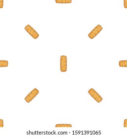 Illustration on theme big set identical biscuit, kit colorful pastry cookie. Cookie consisting of collectible natural tasty food biscuit, pastry accessory. Eat fresh pastry biscuit from same cookie.