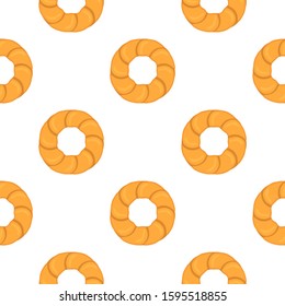 Illustration on theme big set identical biscuit, kit colorful pastry cookie. Cookie consisting of collectible natural tasty food biscuit, pastry accessory. Eat fresh pastry biscuit from same cookie.