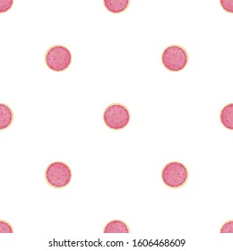 Illustration on theme big set identical biscuit, kit colorful pastry cookie. Cookie consisting of collectible natural tasty food biscuit, pastry accessory. Eat fresh pastry biscuit from same cookie.