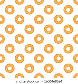 Illustration on theme big set identical biscuit, kit colorful pastry cookie. Cookie consisting of collectible natural tasty food biscuit, pastry accessory. Eat fresh pastry biscuit from same cookie.