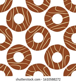 Illustration on theme big set identical biscuit, kit colorful pastry cookie. Cookie consisting of collectible natural tasty food biscuit, pastry accessory. Eat fresh pastry biscuit from same cookie.
