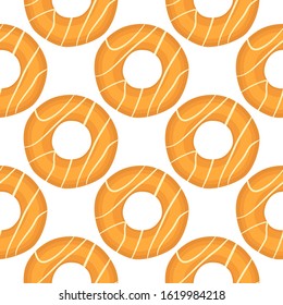 Illustration on theme big set identical biscuit, kit colorful pastry cookie. Cookie consisting of collectible natural tasty food biscuit, pastry accessory. Eat fresh pastry biscuit from same cookie.