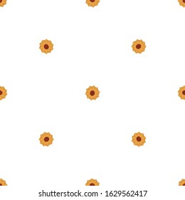 Illustration on theme big set identical biscuit, kit colorful pastry cookie. Cookie consisting of collectible natural tasty food biscuit, pastry accessory. Eat fresh pastry biscuit from same cookie.