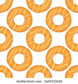 Illustration on theme big set identical biscuit, kit colorful pastry cookie. Cookie consisting of collectible natural tasty food biscuit, pastry accessory. Eat fresh pastry biscuit from same cookie.