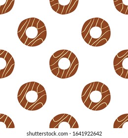 Illustration on theme big set identical biscuit, kit colorful pastry cookie. Cookie consisting of collectible natural tasty food biscuit, pastry accessory. Eat fresh pastry biscuit from same cookie.