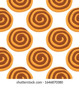 Ilustración sobre el tema gran set de galletas idénticas, kit de pastelería colorida. Cookie que consiste en galletas de comida natural y sabrosa coleccionable, accesorio de pastelería. Coma galleta fresca de pastelería de la misma galleta.