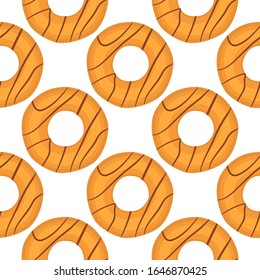 Illustration on theme big set identical biscuit, kit colorful pastry cookie. Cookie consisting of collectible natural tasty food biscuit, pastry accessory. Eat fresh pastry biscuit from same cookie.