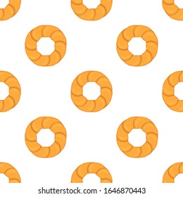 Ilustración sobre el tema gran set de galletas idénticas, kit de pastelería colorida. Cookie que consiste en galletas de comida natural y sabrosa coleccionable, accesorio de pastelería. Coma galleta fresca de pastelería de la misma galleta.