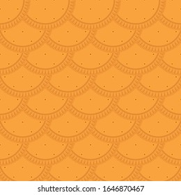 Illustration on theme big set identical biscuit, kit colorful pastry cookie. Cookie consisting of collectible natural tasty food biscuit, pastry accessory. Eat fresh pastry biscuit from same cookie.