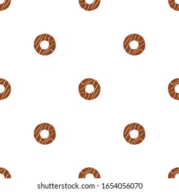 Illustration on theme big set identical biscuit, kit colorful pastry cookie. Cookie consisting of collectible natural tasty food biscuit, pastry accessory. Eat fresh pastry biscuit from same cookie.