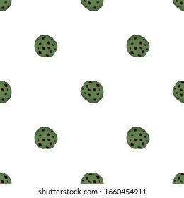Illustration on theme big set identical biscuit, kit colorful pastry cookie. Cookie consisting of collectible natural tasty food biscuit, pastry accessory. Eat fresh pastry biscuit from same cookie.