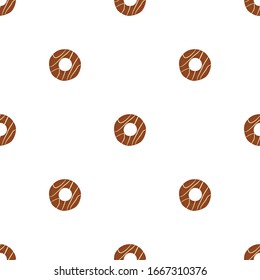 Illustration on theme big set identical biscuit, kit colorful pastry cookie. Cookie consisting of collectible natural tasty food biscuit, pastry accessory. Eat fresh pastry biscuit from same cookie.