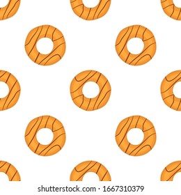Illustration on theme big set identical biscuit, kit colorful pastry cookie. Cookie consisting of collectible natural tasty food biscuit, pastry accessory. Eat fresh pastry biscuit from same cookie.