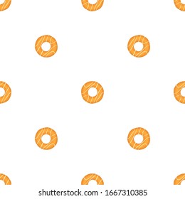 Ilustración sobre el tema gran set de galletas idénticas, kit de pastelería colorida. Cookie que consiste en galletas de comida natural y sabrosa coleccionable, accesorio de pastelería. Coma galleta fresca de pastelería de la misma galleta.