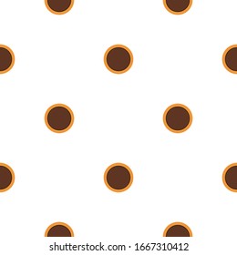 Illustration on theme big set identical biscuit, kit colorful pastry cookie. Cookie consisting of collectible natural tasty food biscuit, pastry accessory. Eat fresh pastry biscuit from same cookie.