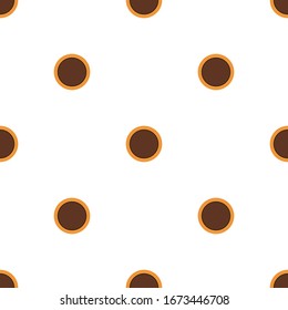 Illustration on theme big set identical biscuit, kit colorful pastry cookie. Cookie consisting of collectible natural tasty food biscuit, pastry accessory. Eat fresh pastry biscuit from same cookie.