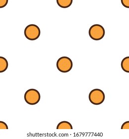 Ilustración sobre el tema gran set de galletas idénticas, kit de pastelería colorida. Cookie que consiste en galletas de comida natural y sabrosa coleccionable, accesorio de pastelería. Coma galleta fresca de pastelería de la misma galleta.