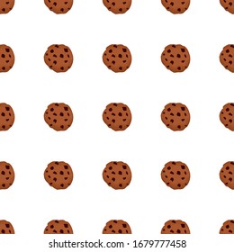 Illustration on theme big set identical biscuit, kit colorful pastry cookie. Cookie consisting of collectible natural tasty food biscuit, pastry accessory. Eat fresh pastry biscuit from same cookie.