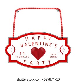 Illustration on theme big set beautiful red hearts in shape love, red hearts consisting of excellent shape love for celebration holiday happy St.Valentine's day, red hearts is shape love on background