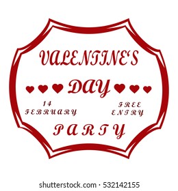 Illustration on theme big set beautiful red hearts in shape love, red hearts consisting of excellent shape love for celebration holiday happy St.Valentine's day, red hearts is shape love on background