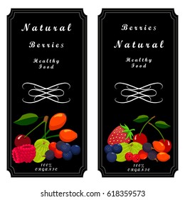 Illustration on theme big set different types berries, gooseberry and other isolated on white background. Berry pattern consisting of menu raw tasty product gooseberry. Eat berry gooseberry to health.